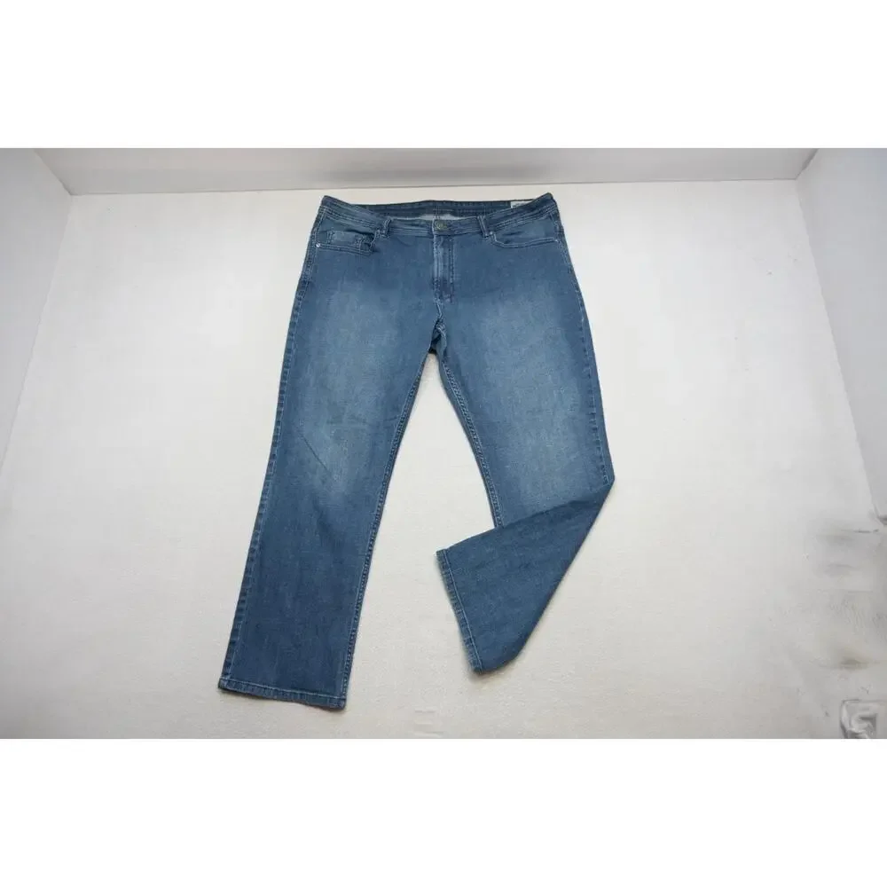Buffalo David Bitton Jackson-X Buckle Straight‎ Stretch Denim Jeans Mens 40 x 30